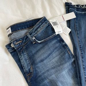 Wide leg flare jeans